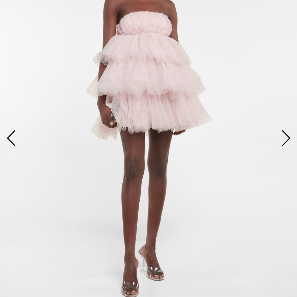 Fashion Nova Pink Glitter Mini Dress